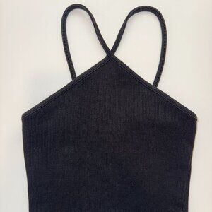 Zara Black Halter Top